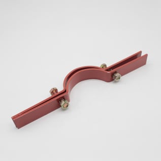 PHD 552 0300CP FIG 552 Copper Tubing Riser Clamp, 3 in Tube, 300 lb Load, Carbon Steel, Copper Color Epoxy, Domestic