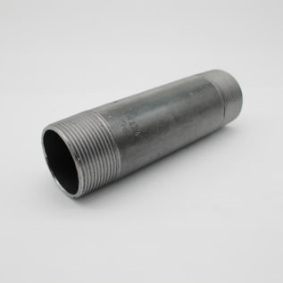 1-1/2"X6" BLK STEEL NIPPLE