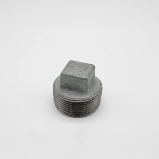 1-1/4" GAL CI CORED SQ HD PLUG DOMESTIC
