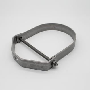 PHD 450 0600PL Standard Clevis Hanger, 6 in Pipe, 3/4 in Rod, 1940 lb Load, Carbon Steel, Plain