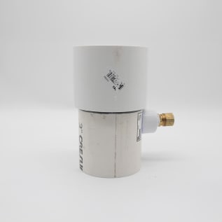 3" PVC TRAP PRIMER WITH 3/8" NPT X 1/2" OD COMP BAP ADAPTER