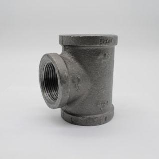 1-1/2"X1-1/2"X1-1/4" BLK MI TEE