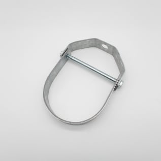 PHD 451 0400EG Standard Clevis Hanger, 4 in Pipe, 5/8 in Rod, 1430 lb Load, Carbon Steel, Electro-Galvanized