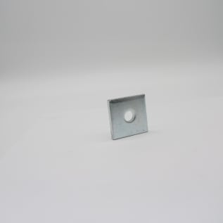 PHD S5001 EG FIG 5001 Flat Plate Square Washer, 3/8 in, 1/4 in THK, Carbon Steel