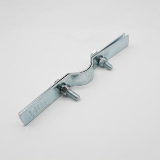 PHD 550 0125PL Pipe Riser Clamp, 1-1/4 in Pipe, 250 lb, Carbon Steel, Plain, Domestic