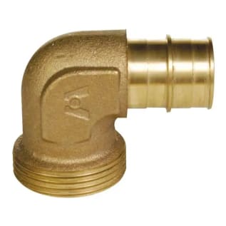 Uponor ProPEX® Q4153275 Manifold Elbow Adapter, R32 x 3/4 in, 125 psi, Brass, Import