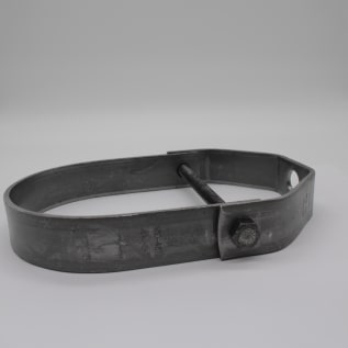 PHD 450 0400PL Standard Clevis Hanger, 4 in Pipe, 5/8 in Rod, 1430 lb Load, Carbon Steel, Plain