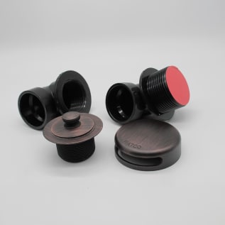Watco® 901-PP-ABS-BZ Innovator® 901 Solvent Weld Bath Waste Half Kit, STD ABS, Oil Rubbed Bronze
