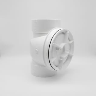 CANPLAS 223284W 4" PVC BACKWATER VALVE