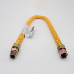 BrassCraft® ProCoat® CSSB21-36 Gas Connector, 3/4 in, FNPT Straight x MNPT Straight, 36 in L, Stainless Steel, Domestic