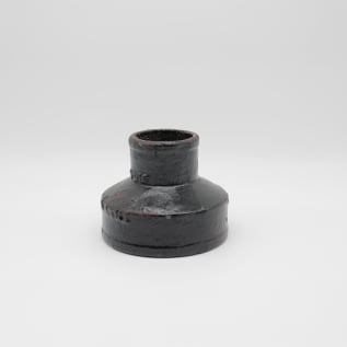 Tyler Pipe 009689 Short Pipe Reducer, 4 x 2 in Nominal, No-Hub End Style, Cast Iron