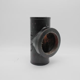 Tyler Pipe 009436 Test Tee, 3 in Nominal, No-Hub End Style, Cast Iron