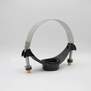 ROMAC 101NS-9.05X1" IPT 8"X1" NYLON CTD SINGLE SS STRAP SADDLE 8.63-9.05