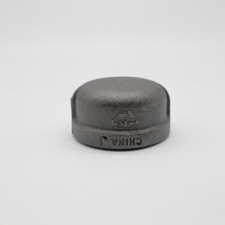 1-1/2" BLK MI CAP
