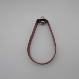 PHD 152 0250CP Copper Tubing Swivel Ring, 2-1/2 in Pipe, 525 lb, 3/8 in Rod, Carbon Steel, Copper Color Epoxy, Domestic