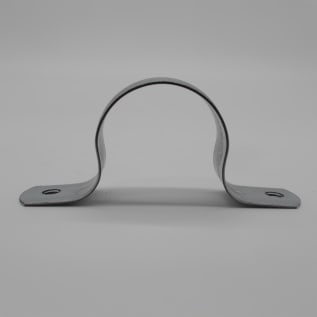 1-1/4" GAL 2-HOLE PIPE STRAP