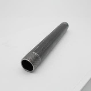 3/4"X8" BLK STEEL NIPPLE