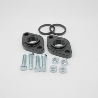 Grundfos 519602 Circulator Pump Flange Adapter Set, 1 in NPT, Cast Iron