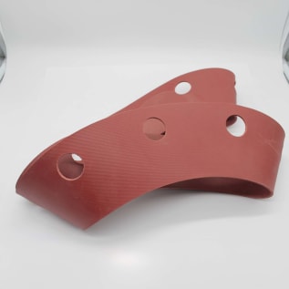 16"X1/8" RED RUBBER FULL FACE GSKT NEW STD 150 LB