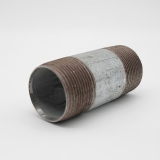 1-1/4"X3-1/2" GAL STEEL NIPPLE