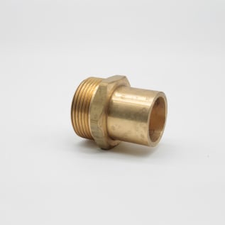 Uponor A4133210 Manifold Adapter, R32 x 1 in, Compression, 125 psi, Brass