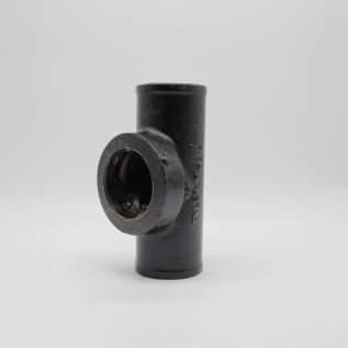 Tyler Pipe 009429 Test Tee, 2 in Nominal, No-Hub End Style, Cast Iron