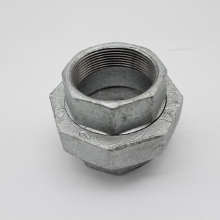 2" 150 LB GAL MI UNION WITH BRS SEAT