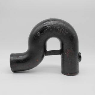 Tyler Pipe 011200 P-Trap With Primer Tap, 2 in Nominal, Cast Iron, No-Hub Connection