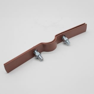 PHD 552 0125CP FIG 552 Copper Tubing Riser Clamp, 1-1/4 in Tube, 150 lb Load, Carbon Steel, Copper Color Epoxy, Domestic
