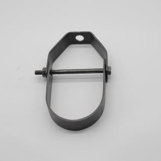 PHD 450 0200PL Standard Clevis Hanger, 2 in Pipe, 3/8 in Rod, 730 lb Load, Carbon Steel, Plain