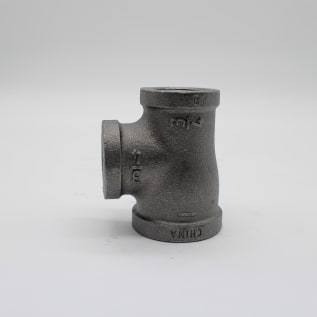 1"X3/4"X3/4" BLK MI TEE