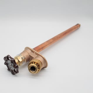 Woodford® 25PX-12 Model 25 Anti-Siphon Freezeless Automatic Draining Wall Faucet, 1/2 in, PEX Tube, 12 in THK Wall, 125 psi, Domestic