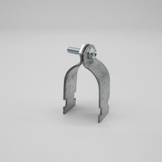 PHD S2416AEG O.D Tube Clamp, 125 lb Load, 2-1/8 in OD, Carbon Steel