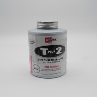 T Plus 2® 23431 Multi-Purpose Pipe Thread Sealant, 1 pt Can, White