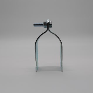 PHD S2007AEG IP Pipe Channel Clamp, 2 in, 125 lb Load, 2-3/8 in OD, Low Carbon Steel