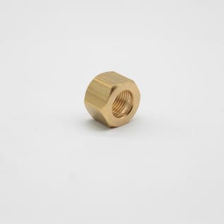 BrassCraft® 61-6 Tube Nut, 3/8 in, Compression, Brass, Domestic