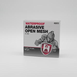 HERCULES 45-013 1-1/2"X10 YARD OPEN MESH CLOTH 180 GRIT WATER RESISTANT