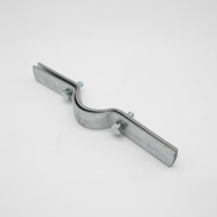 PHD 551 0200EG Pipe Riser Clamp, 2 in Pipe, 300 lb, Carbon Steel, Electro-Galvanized, Domestic