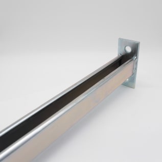 PHD S6135 EG Single Channel Bracket, 24 in L, Carbon Steel