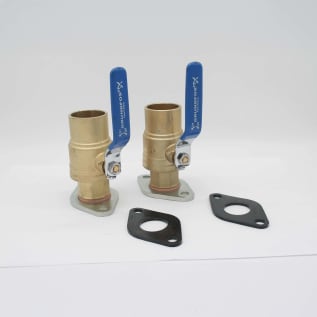 Grundfos 96806138 Isolation Valve Set, 1-1/2 in C Inlet