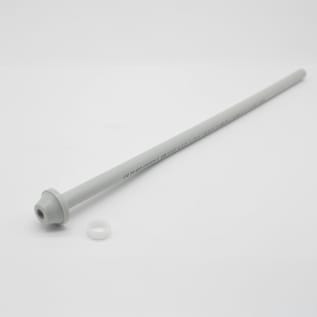 BrassCraft® P1-12DL 1-Piece Traditional Toilet Riser With Gasket Nosepiece, 3/8 in OD, 11-1/2 in L, 125 psi Working, PEX, Domestic