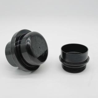 AYRLETT JBSAT-500 20DFU AUTO AIR VENT ABS 2"- 1-1/2" WITH THREADED ADAPTER BUSHING (Old# AT-500)