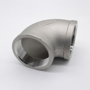 2" 150LB 304 SS THREADED 90