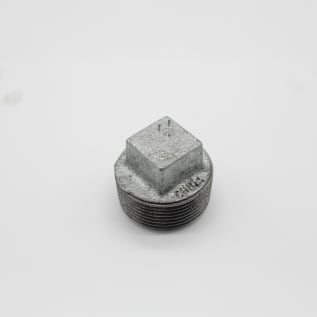 1-1/4" GAL MI CORED SQ HD PLUG