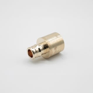 Uponor LF4515075 Adapter, 1/2 x 3/4 in, PEX x C, Brass, Domestic