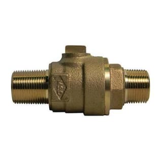 A.Y. McDonald 5133-102, 73131B Ball Corporation Stop, 1 in Nominal, MNPT End Style, Brass Body, Full Port, EPDM Softgoods