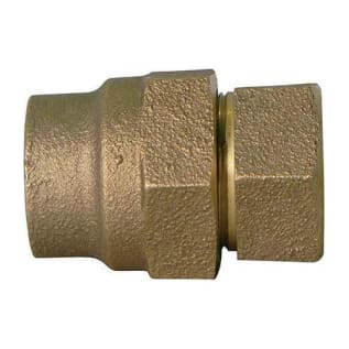 A.Y. McDonald 5192-186, 74754-3G Hex Straight Adapter, 1 in Nominal, -3G McGrip CTS Compression x FNPT End Style, Brass, Domestic