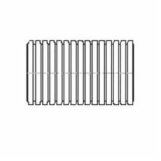 ADS® 04400100 Plain Highway Corrugated Stamp On Pipe, 4 in I.D x 4.6 in O.D Dia x 100 ft L, Single Wall, Polyethylene