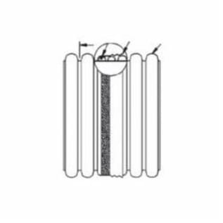 ADS® N-12® WT IB 12650020IB Bell End Solid Water Tight Storm Drainage Pipe With Gasket, 12 in Dia x 20 ft L, Double Wall, Polyethylene
