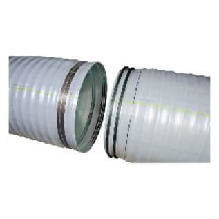 ADS® SaniTite® HP 42300020IBHP Corrugated High Performance Integral Bell End Solid Sewer Drainage Pipe With (2) Rubber Gaskets, 42 in Dia x 20 ft L, Triple Wall, Polypropylene, Domestic